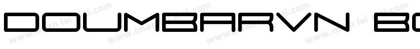 DoumbarVN Bold字体转换